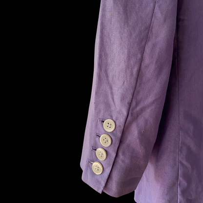 1970s Ralph Lauren Purple Linen Blazer