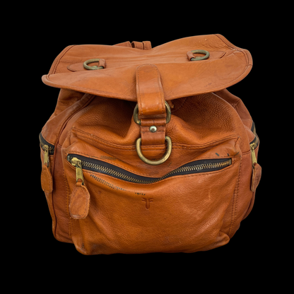 Vintage Frye Brown Leather Backpack