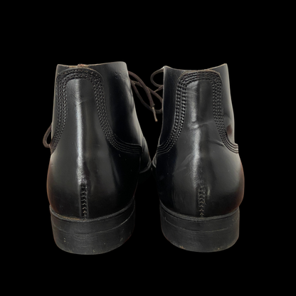 1970s Boondocker Boots Black Steel Toe