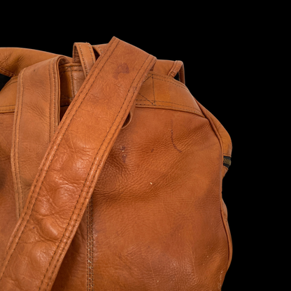 Vintage Frye Brown Leather Backpack