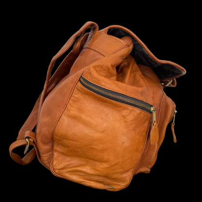 Vintage Frye Brown Leather Backpack