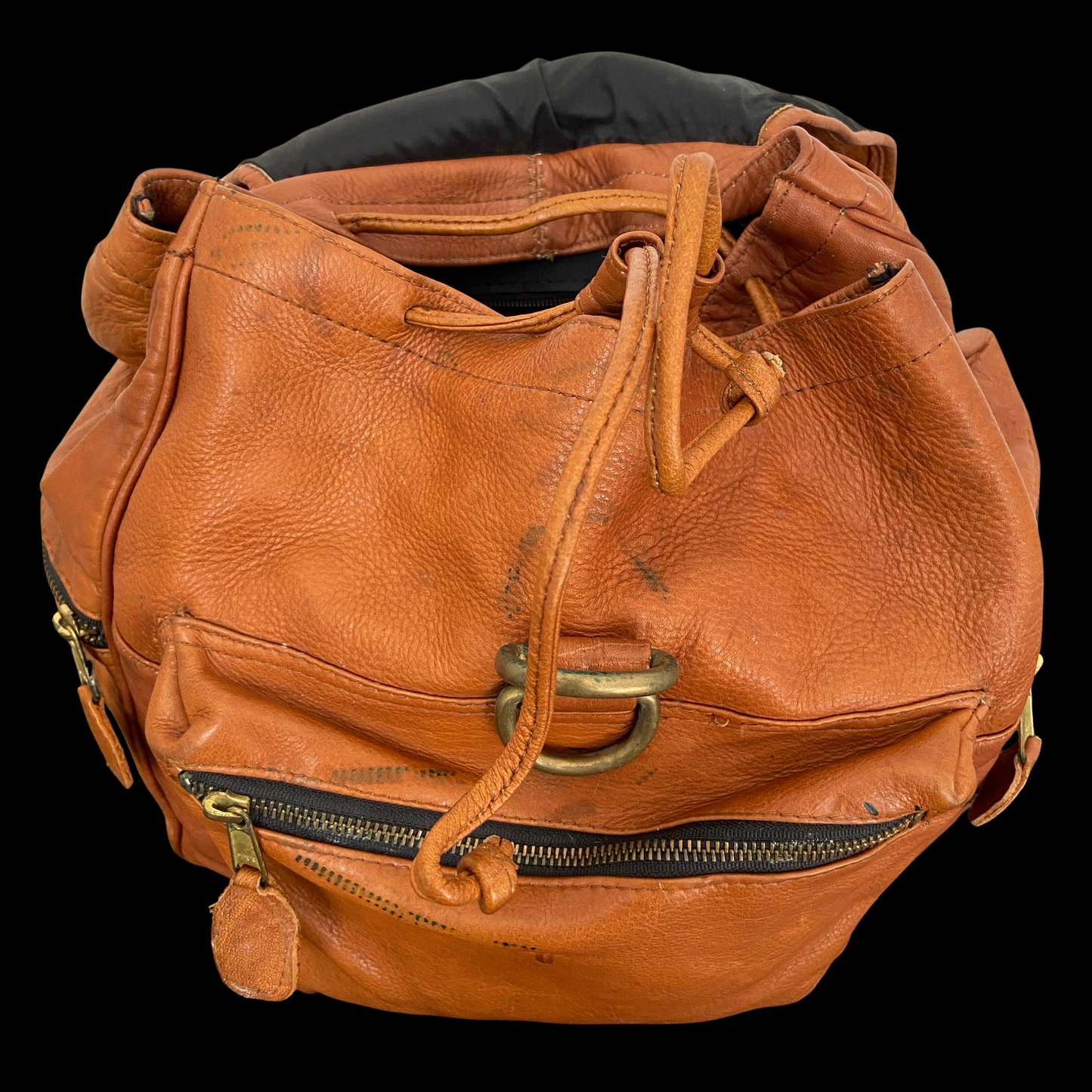 Vintage Frye Brown Leather Backpack