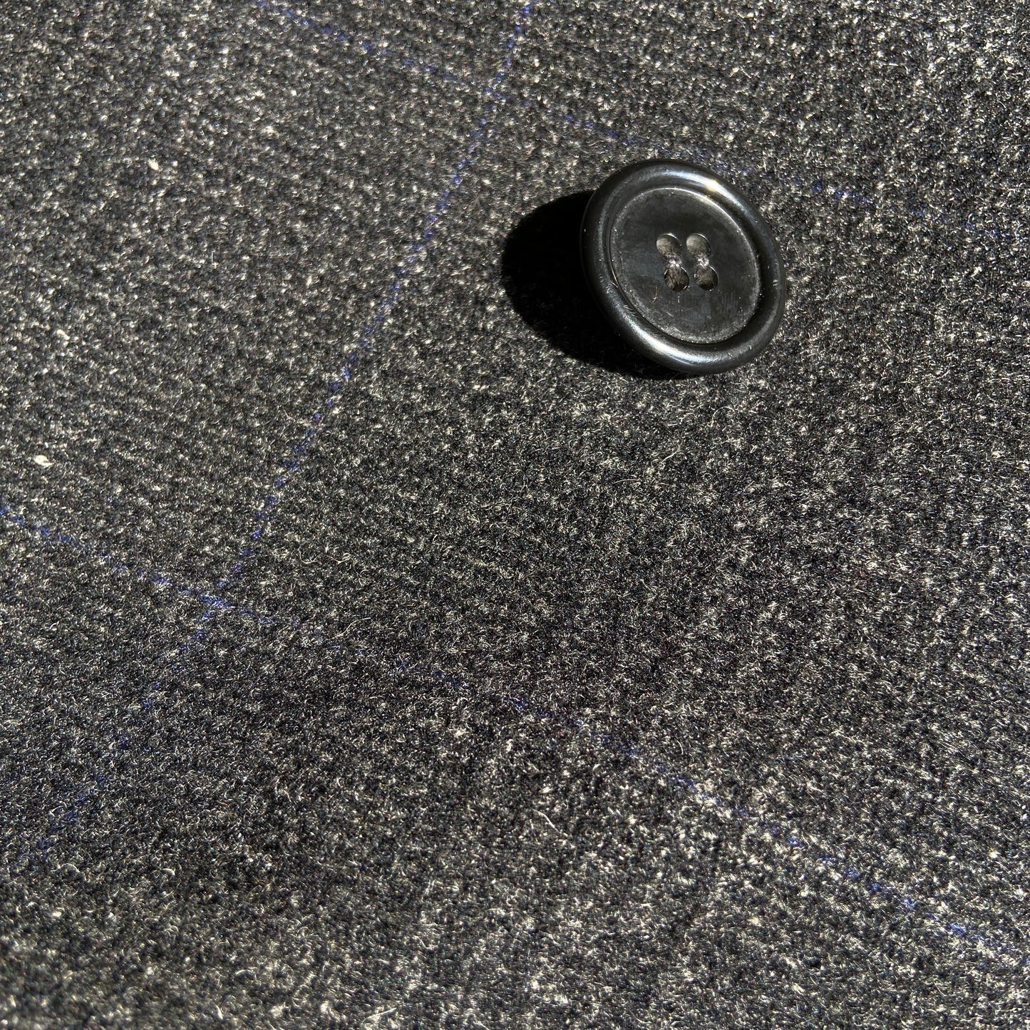 1940s Men's Black Wool Coat Clipper Craft