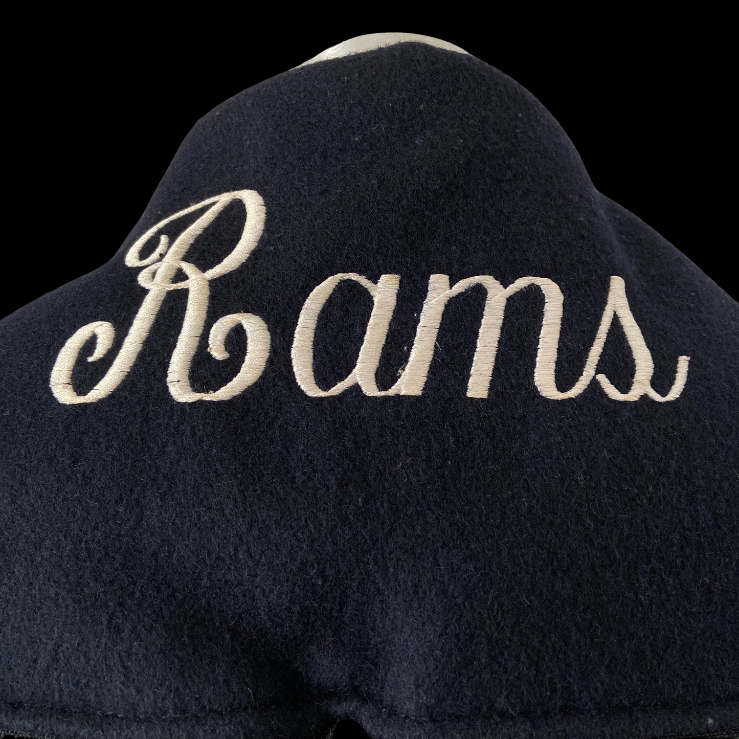 1980s Blue Wool Cheerleader Varsity Jacket