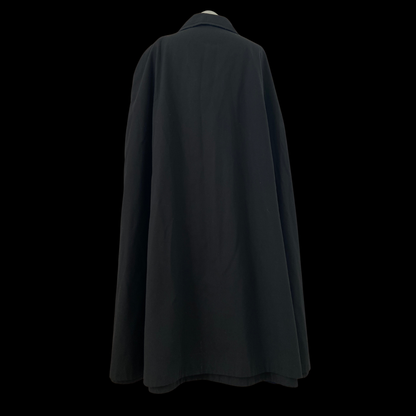 1970s Wool and Gaberdine Reversible Tartan Cape