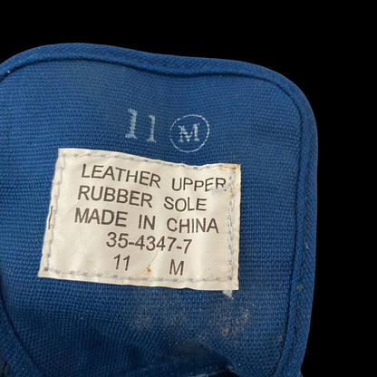 1980s Blue Suede Sneakers Deadstock
