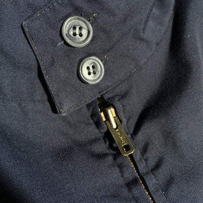 1950s 1960s Blue Mechanic Shop Coat