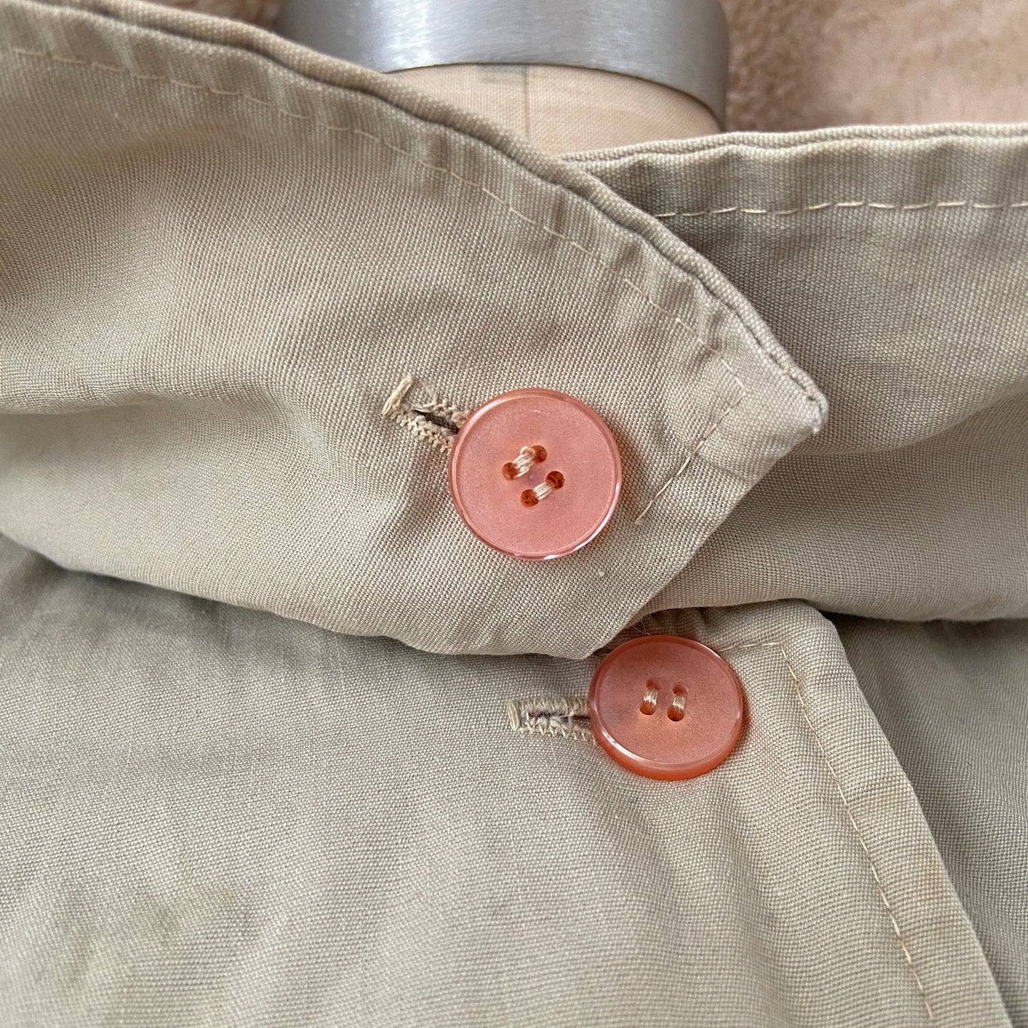 1950s Tan Jacket with Hood