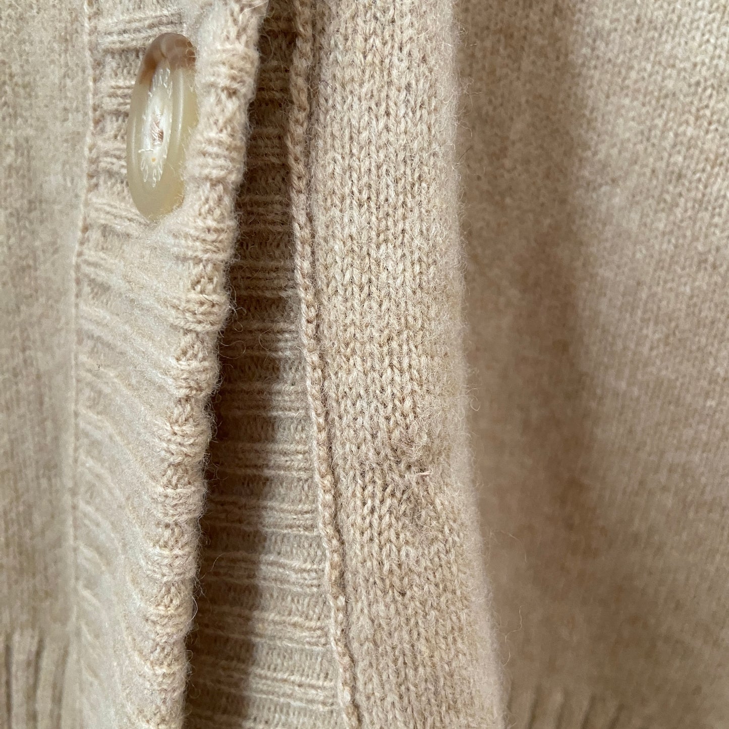 1990s Ralph Lauren Lambswool Cardigan Dress