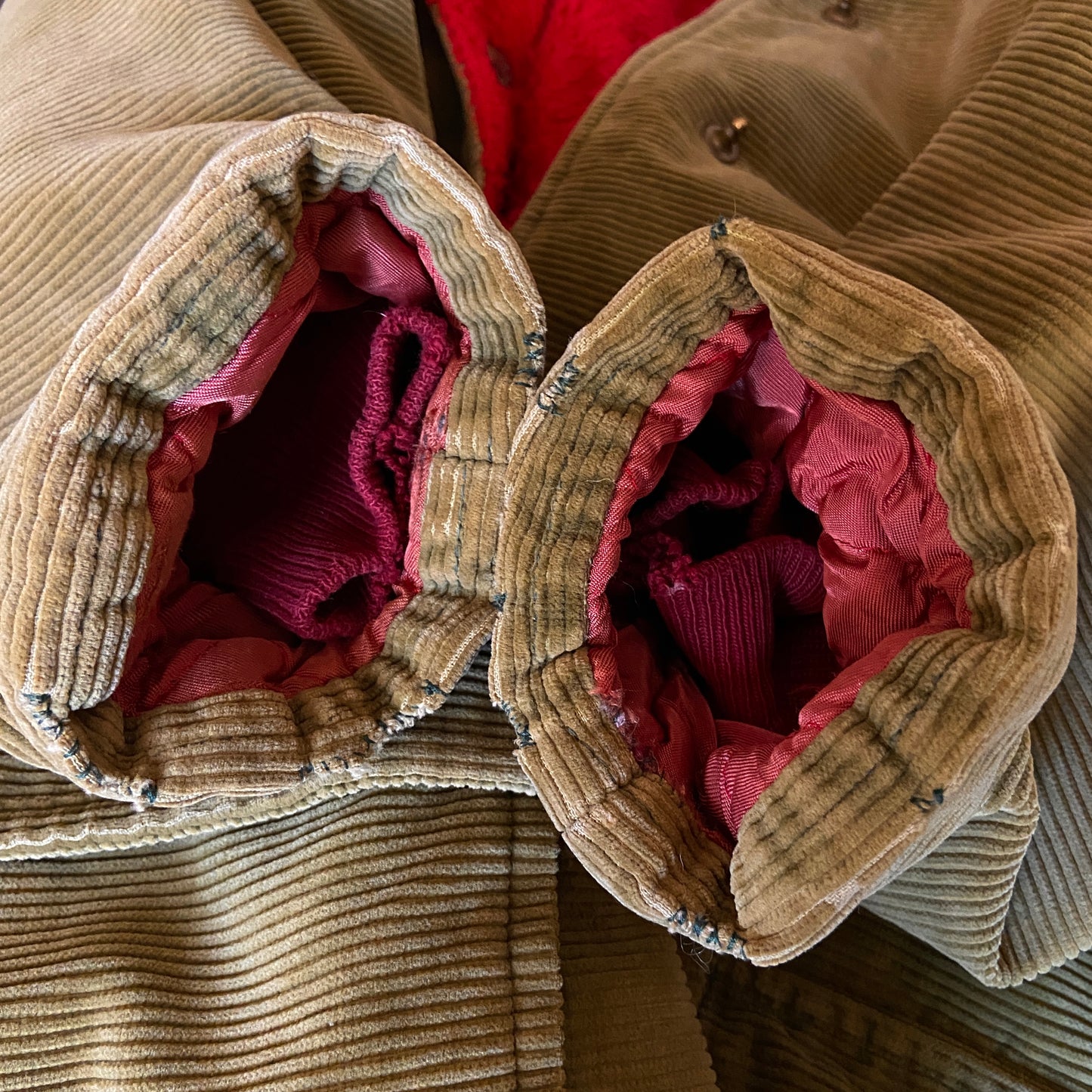 1950s Green Corduroy Coat