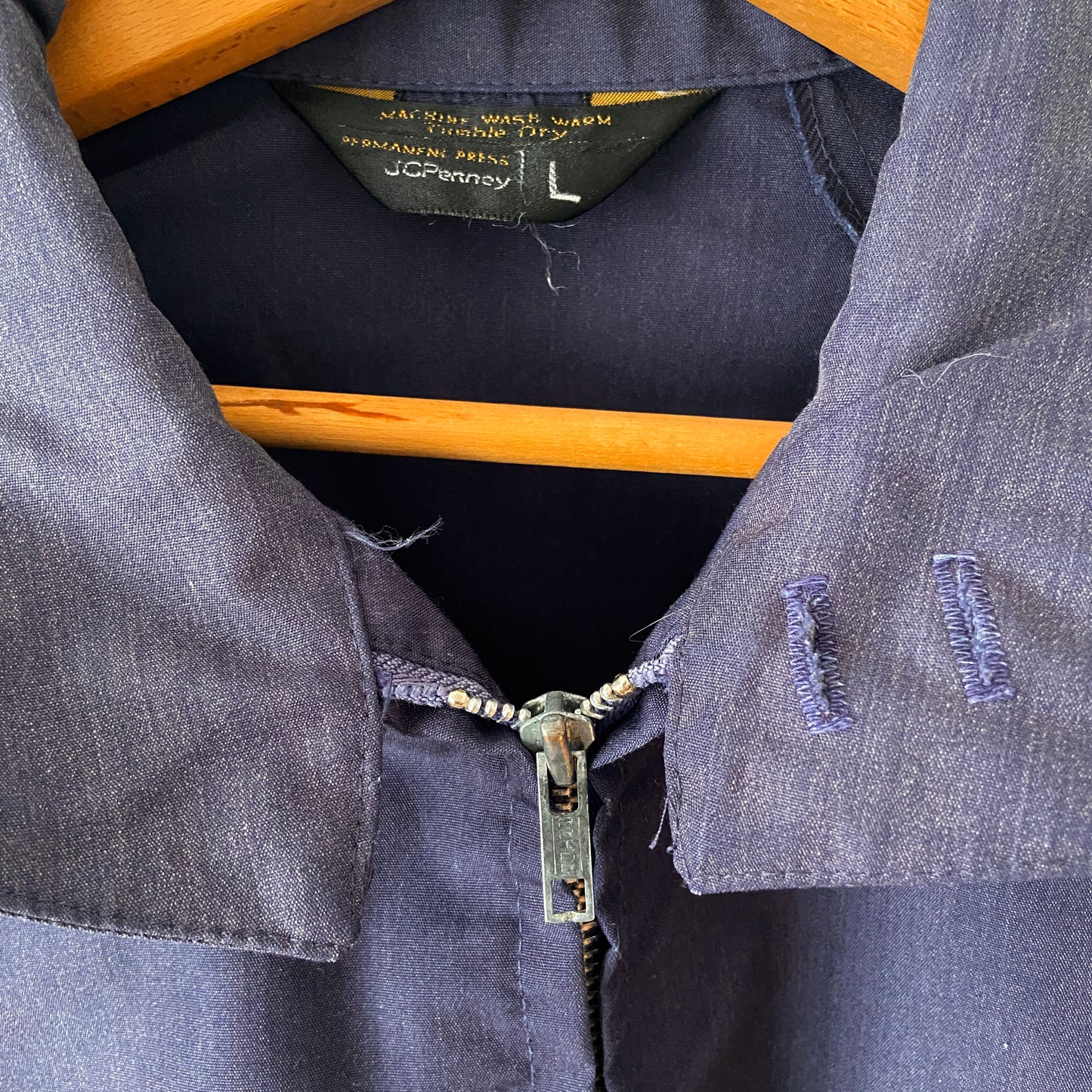 1960s Blue Mechanic Shop Jacket