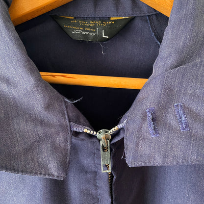 1960s Blue Mechanic Shop Jacket
