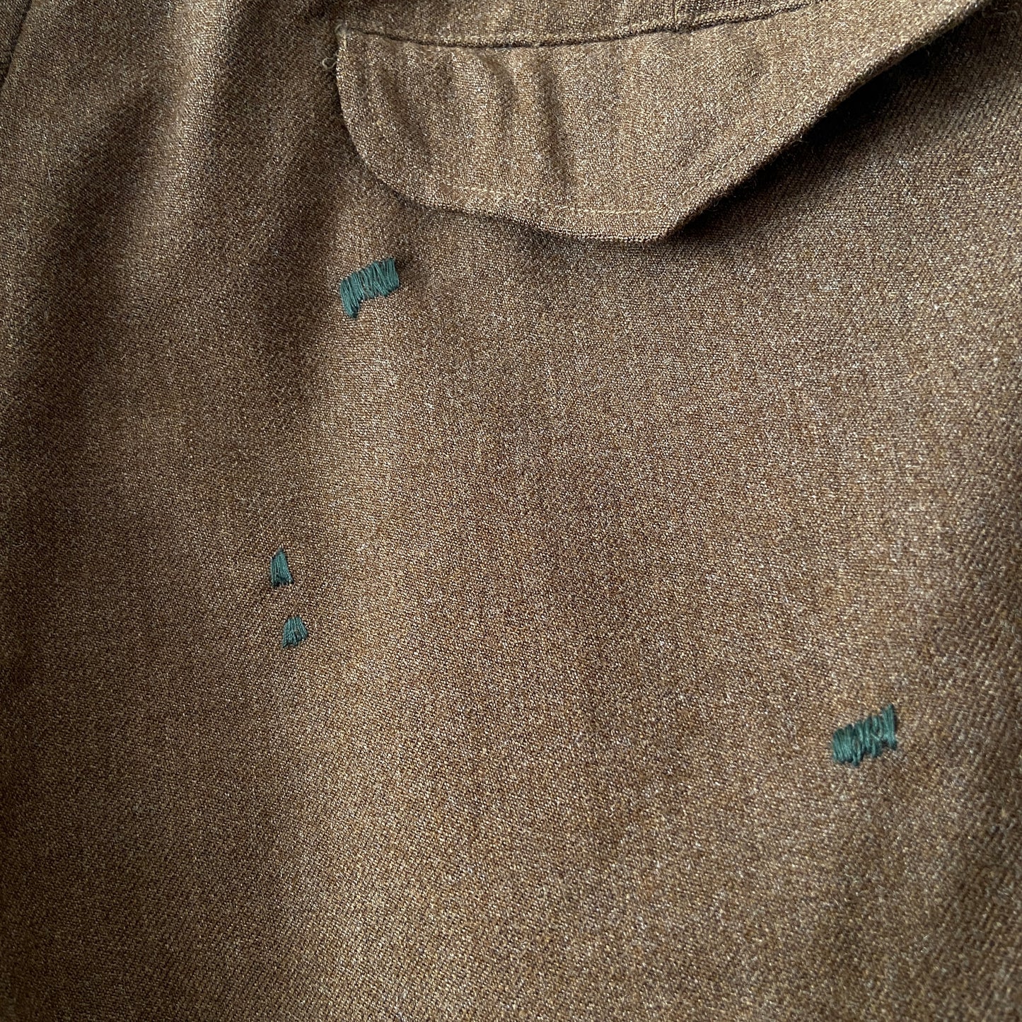 1950s Green Wool Army Field Pants