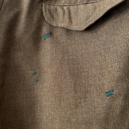 1950s Green Wool Army Field Pants