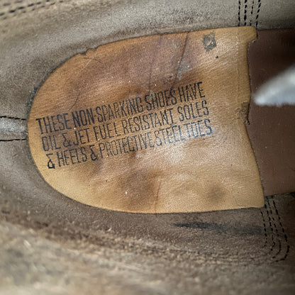 1970s Boondocker Boots Black Steel Toe