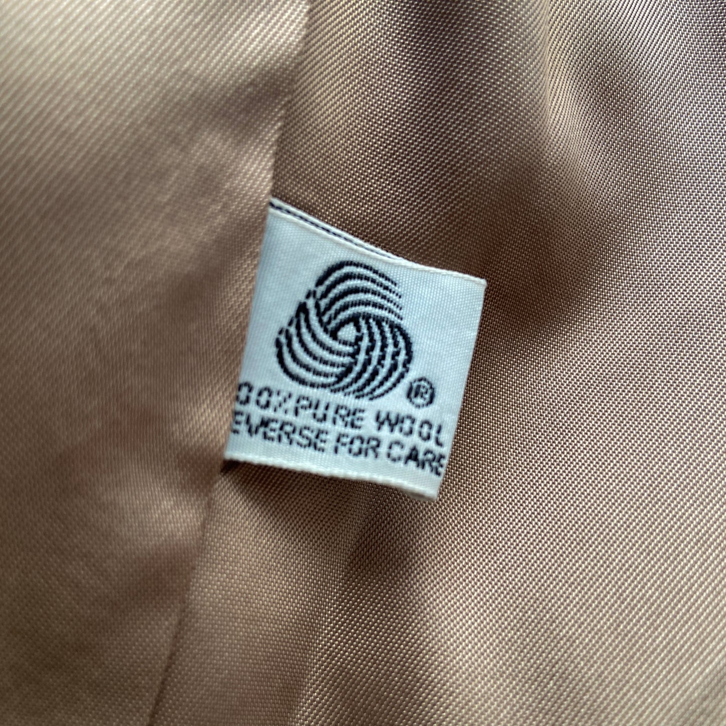 1980s does 1940s Brown Tweed Coat