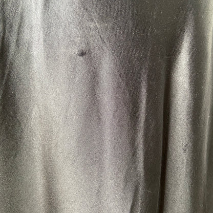 1990s does 1930s Black Liquid Satin Bias Cut Dress