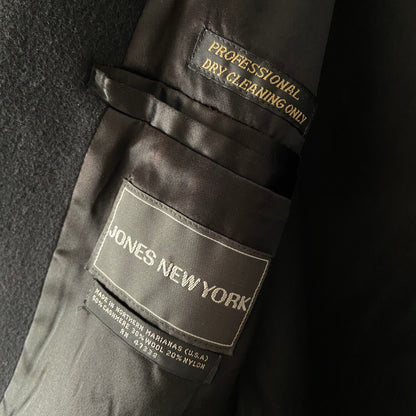 1990s Black Cashmere Coat