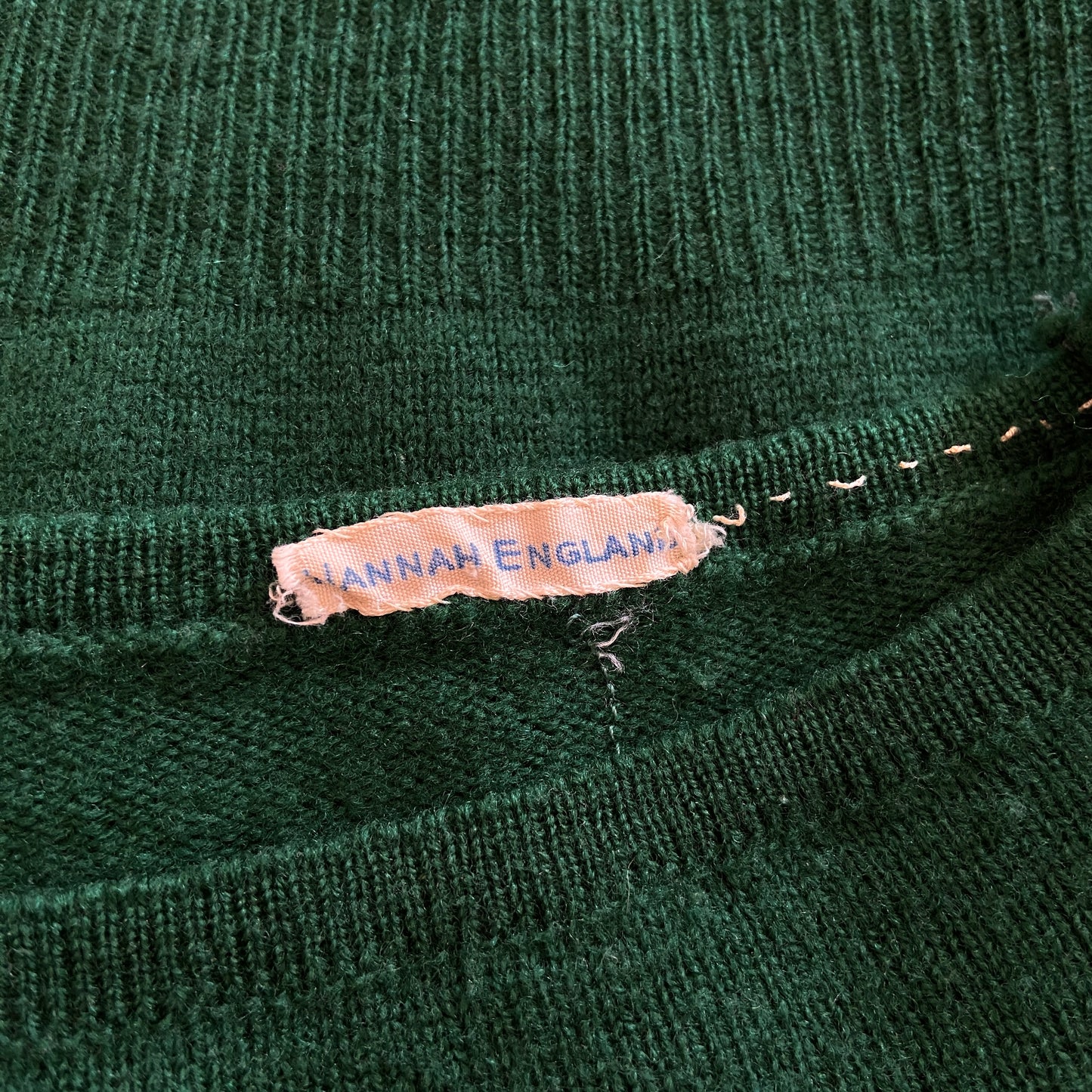 1940s Green Wool Sweater