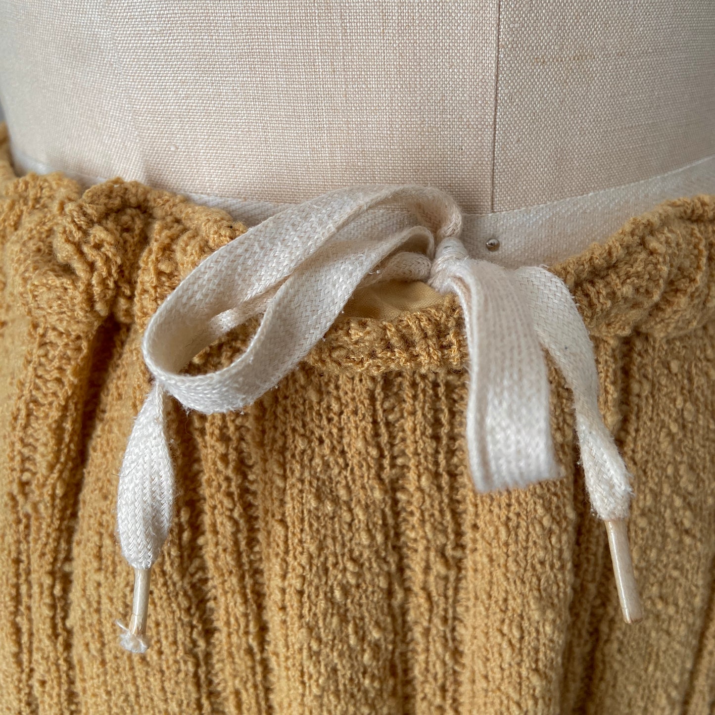 1940s Hand Knit Wool Sweater and Skirt Set