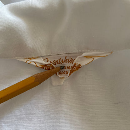 1950s White Cotton Top