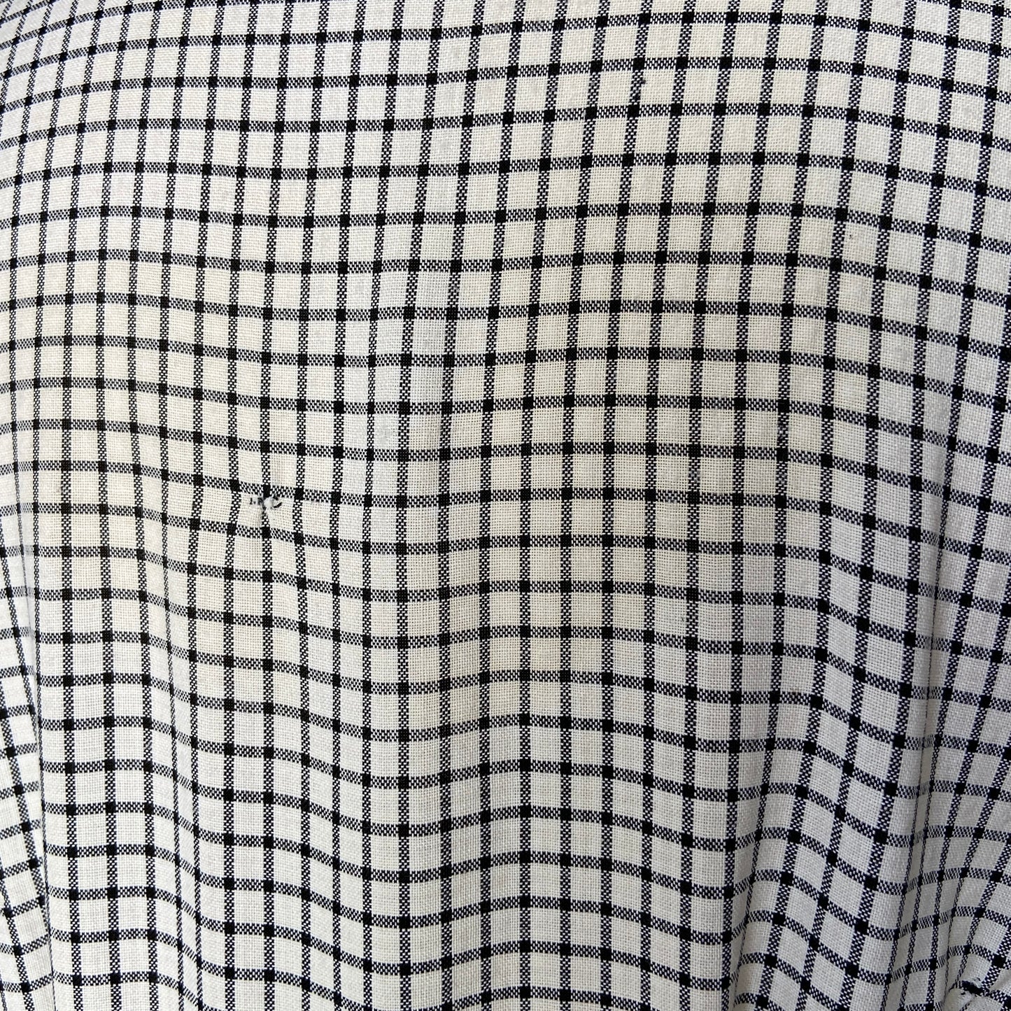 1940s 1950s Gingham Cotton Dress with Pockets
