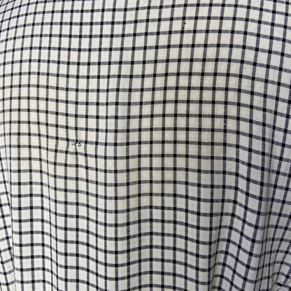 1940s 1950s Gingham Cotton Dress with Pockets