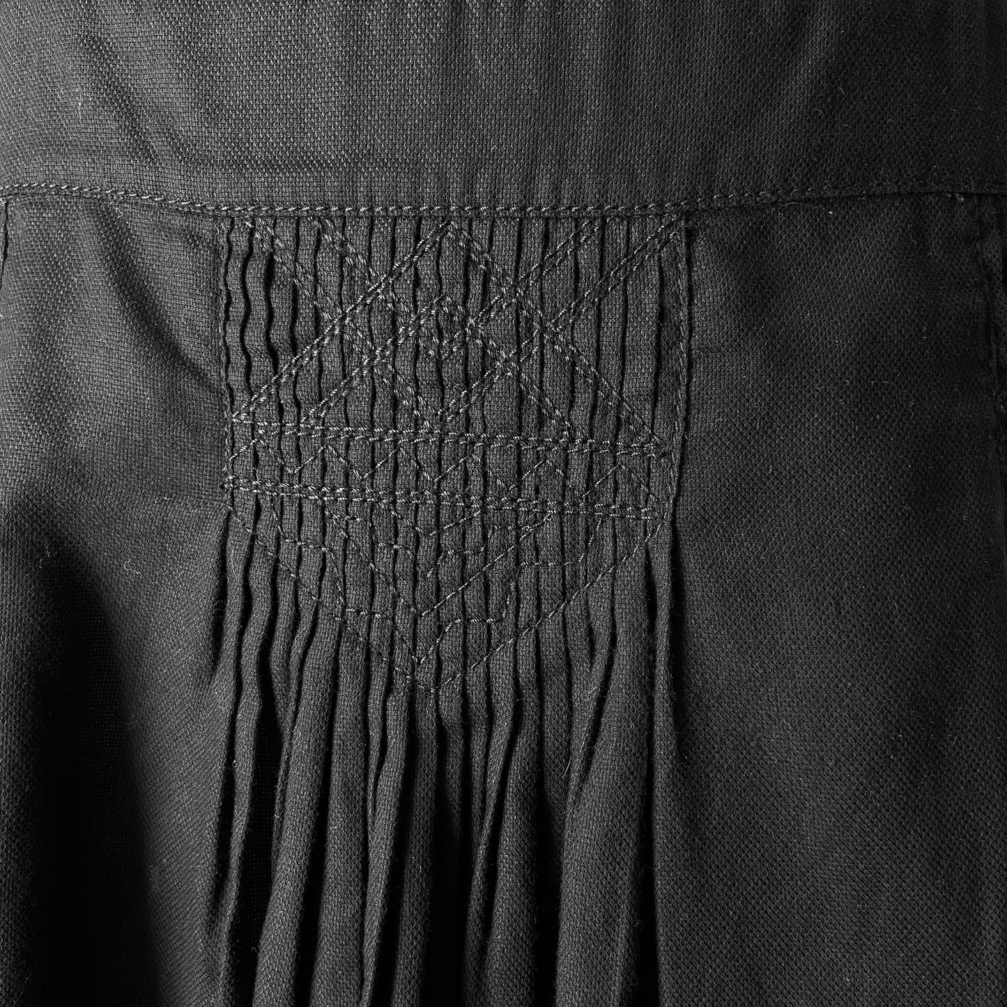 1990s does 1920s DKNY Black Cotton Dress