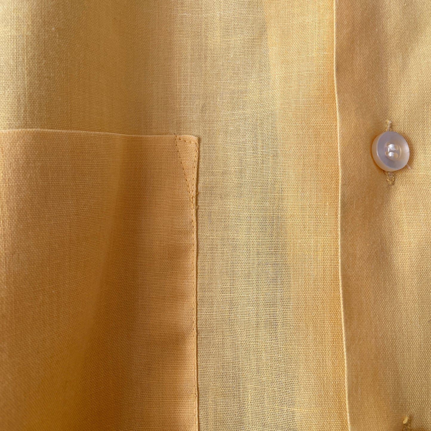 1950s Yellow Loop Collar Shirt