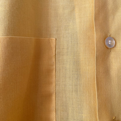 1950s Yellow Loop Collar Shirt