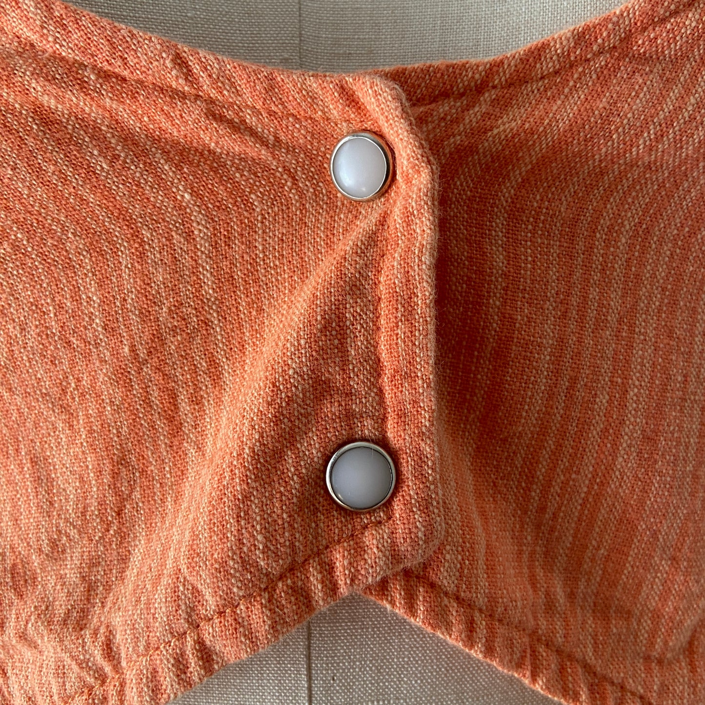 1970s Cropped Cotton Western Wear Vest