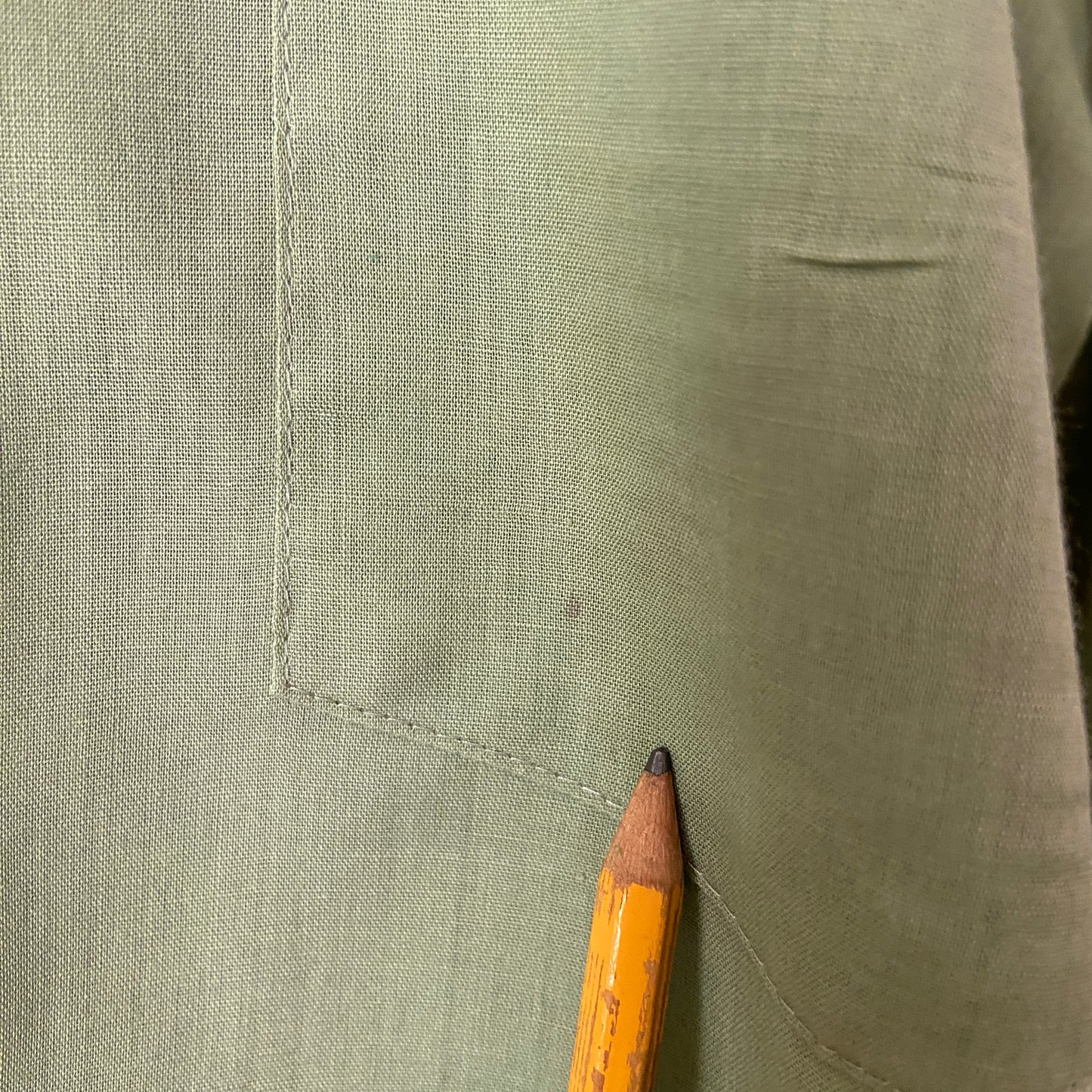 1950s Green Loop Collar Shirt