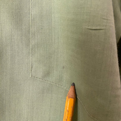 1950s Green Loop Collar Shirt