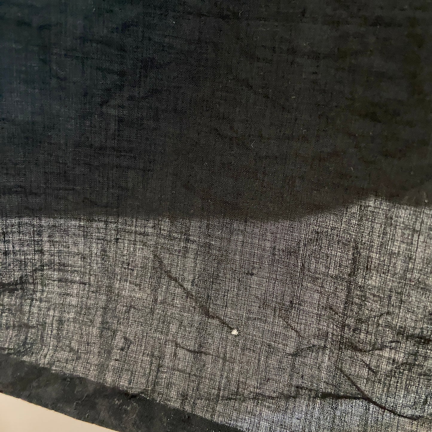1950s Sheer Cotton Eyelet Dress