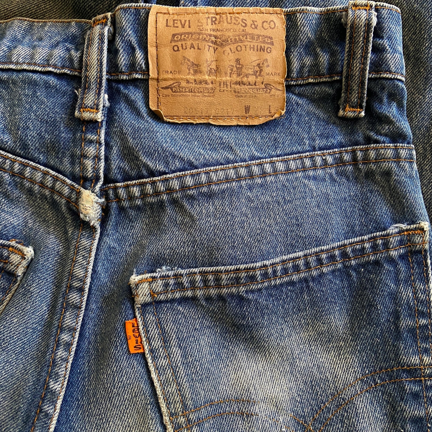 1970s Levi's Stonewash Flare Jeans
