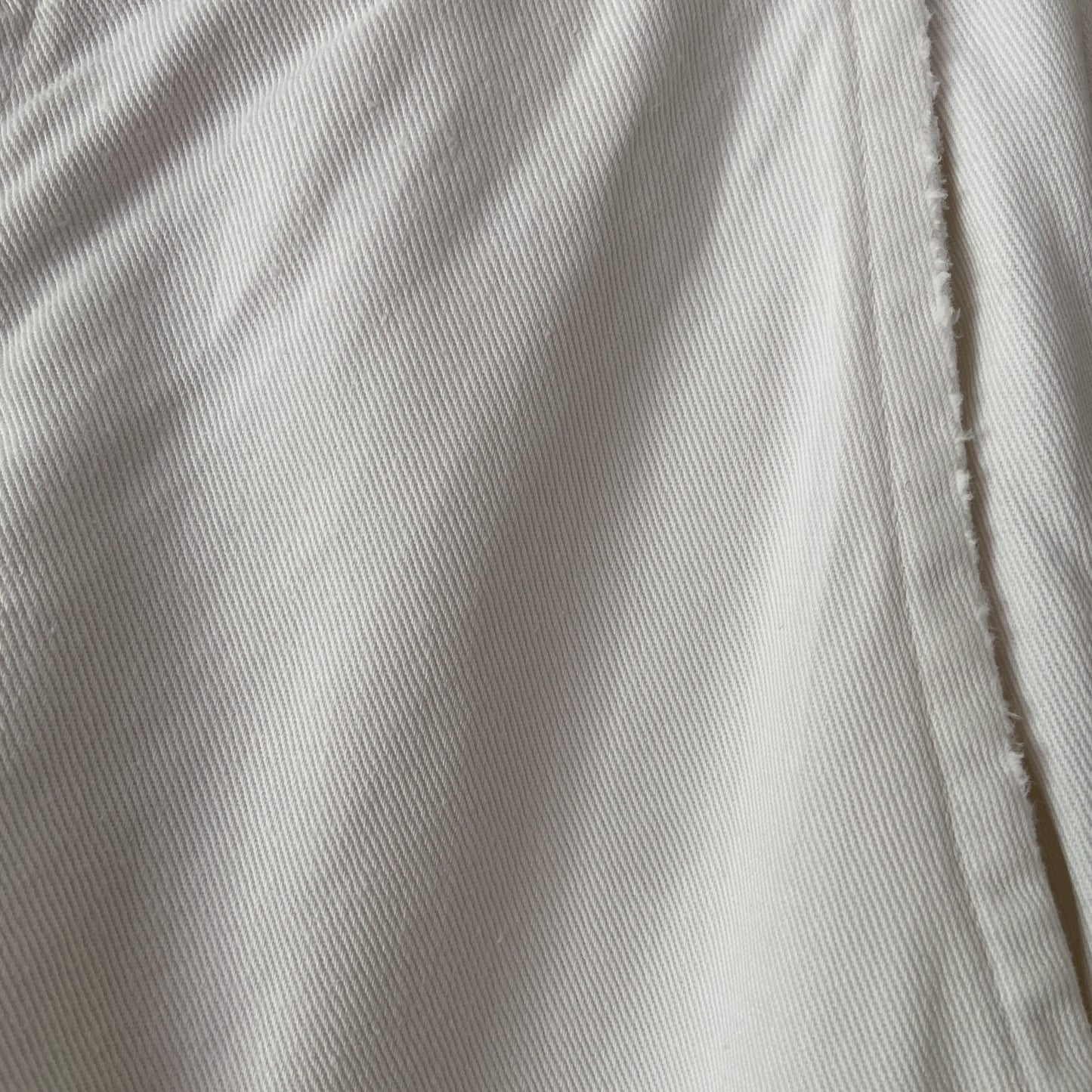 1940s White Cotton Chino Pants