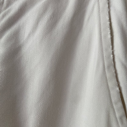 1940s White Cotton Chino Pants