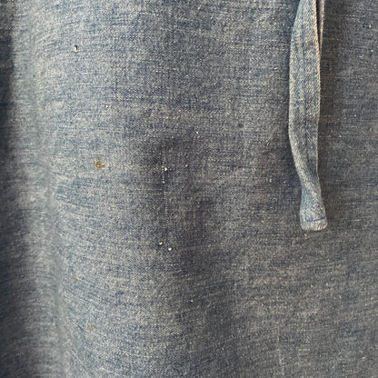 1980s Denim Halter Dress with Appliqué
