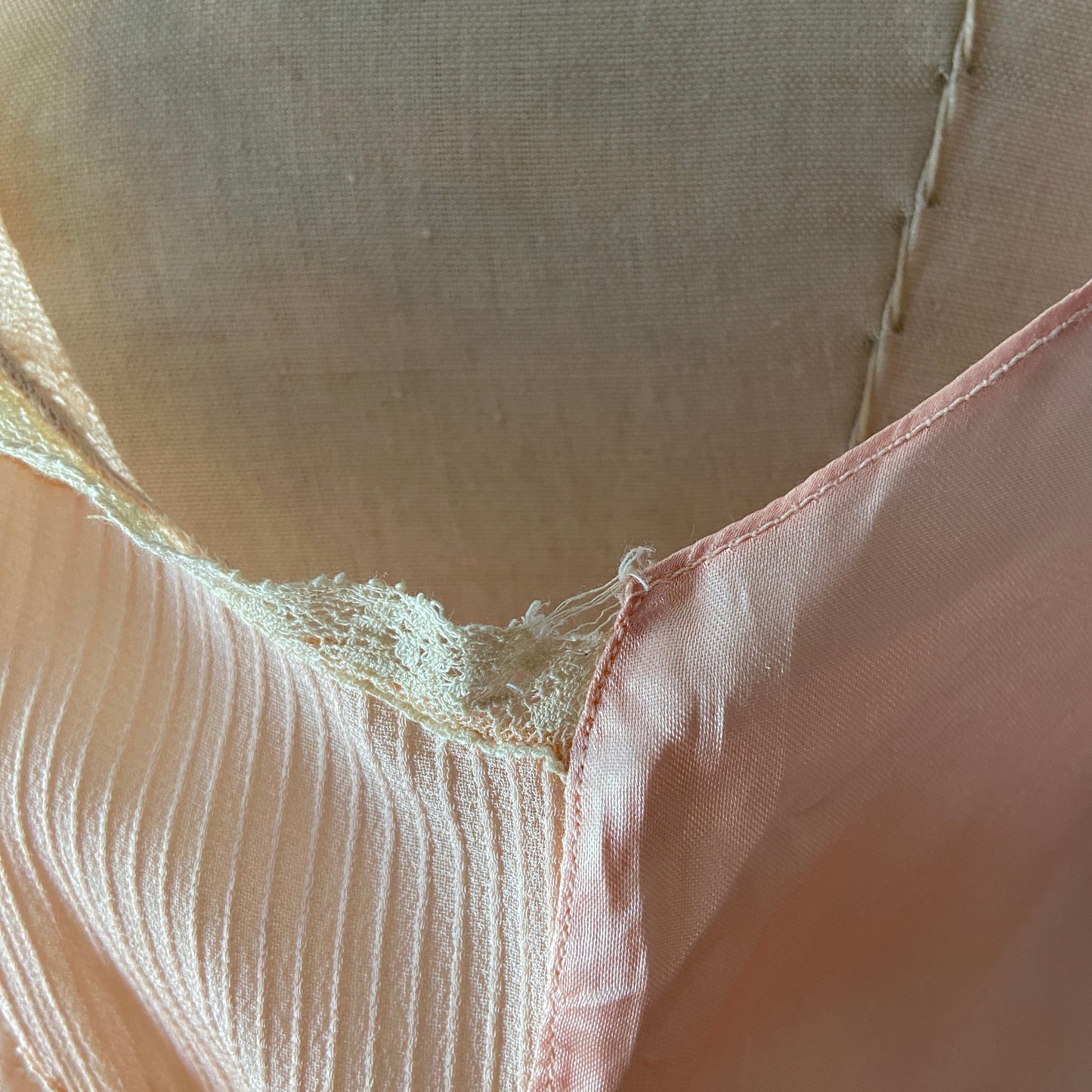1930s Pink Liquid Satin Slip Dress