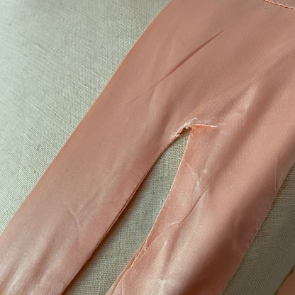 1930s Pink Liquid Satin Slip Dress