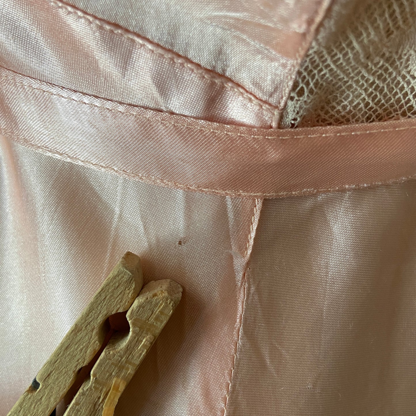 1930s Pink Liquid Satin Slip Dress