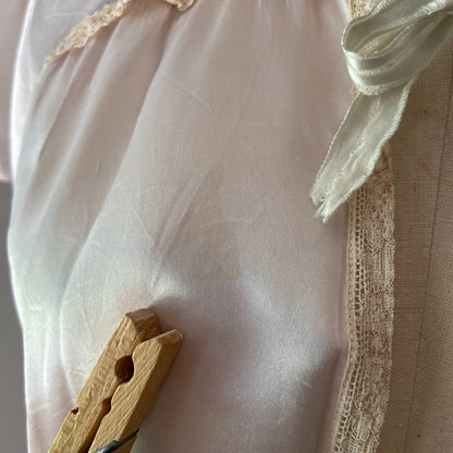 1930s Liquid Satin Bed Jacket