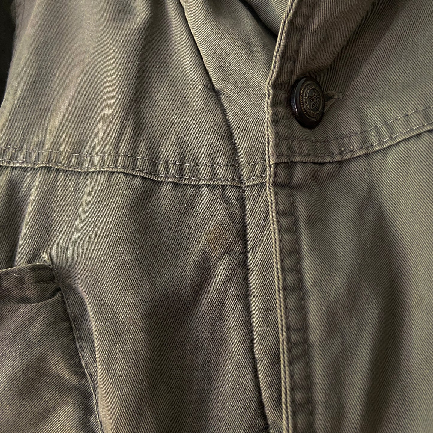 1980s Green Cotton Bomber Jacket