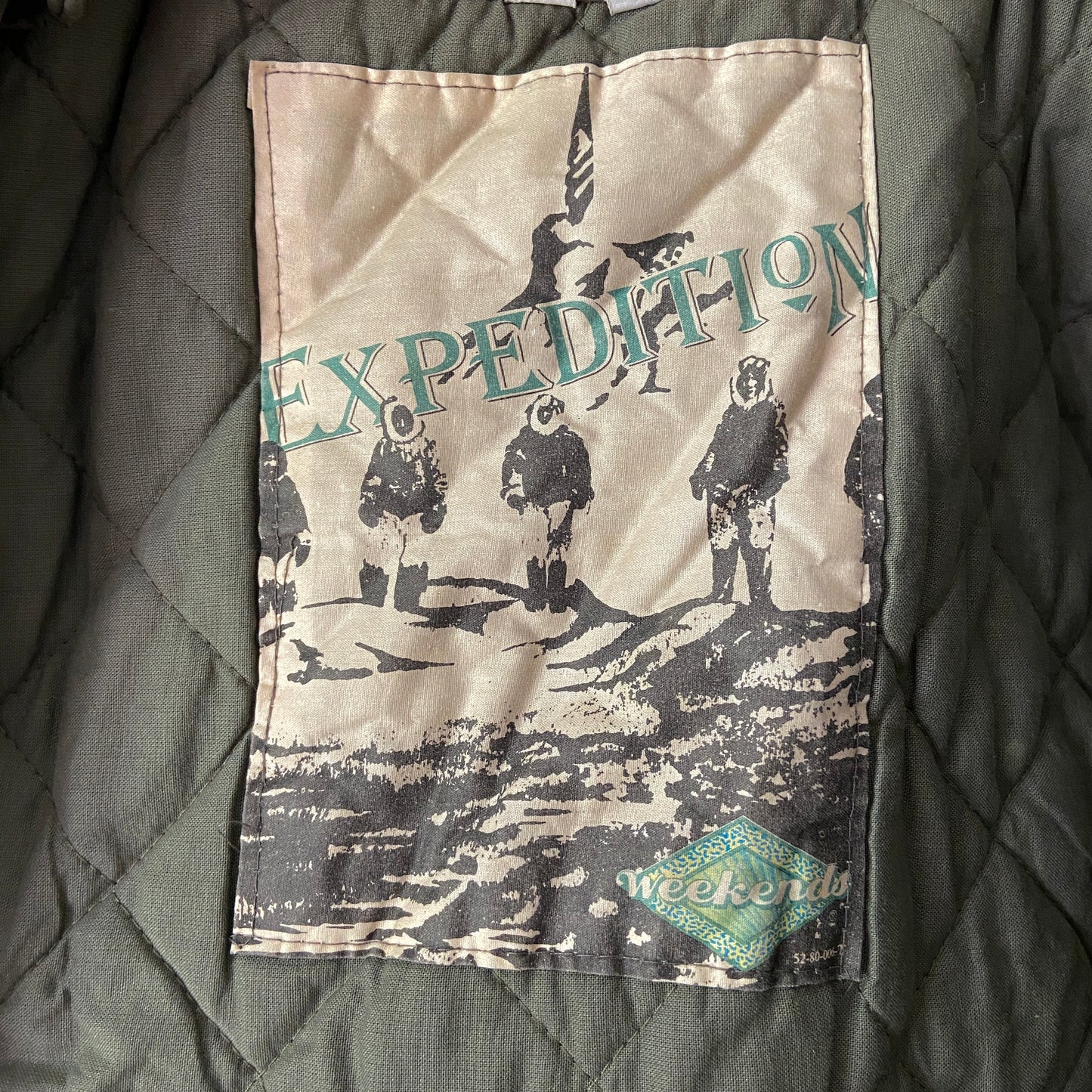 1980s Green Cotton Bomber Jacket