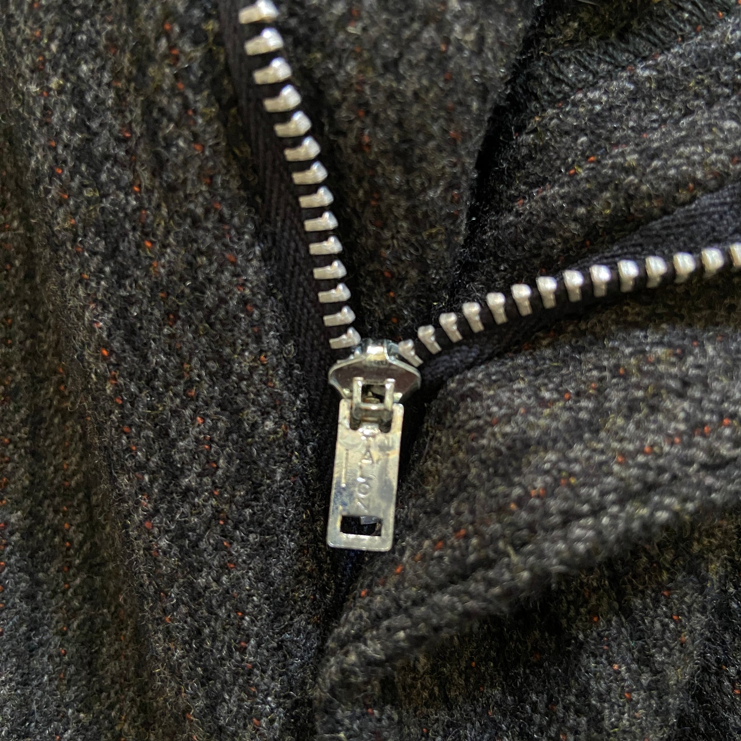 1940s Black Striped Wool Pants