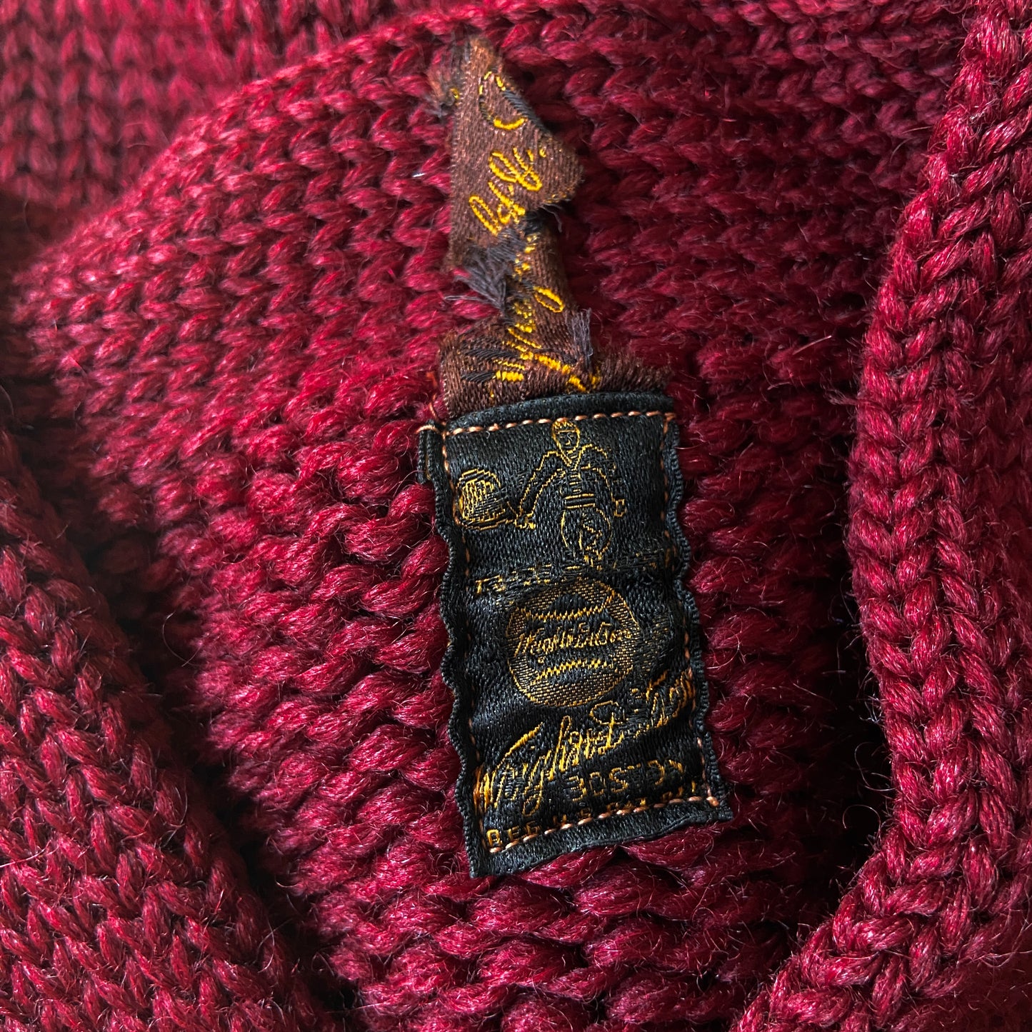 1900s Red Wool Athletic Sweater by Wright & Ditson