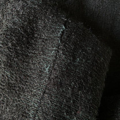 1950s Black Boucle Wool Cardigan