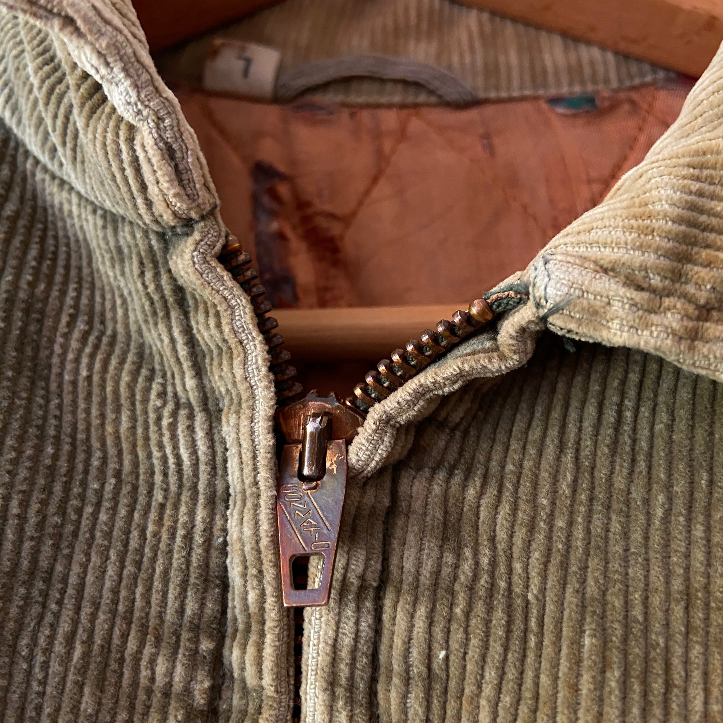 1950s Faded Olive Corduroy Jacket