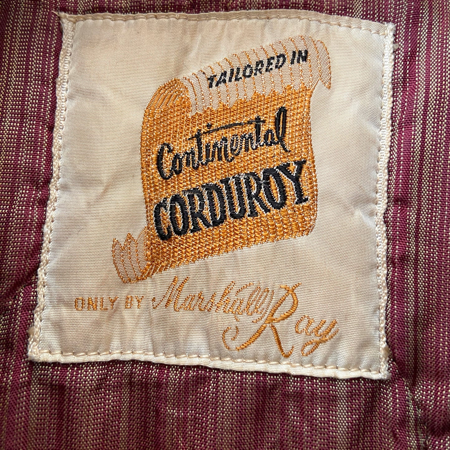 1950s Green Corduroy Coat