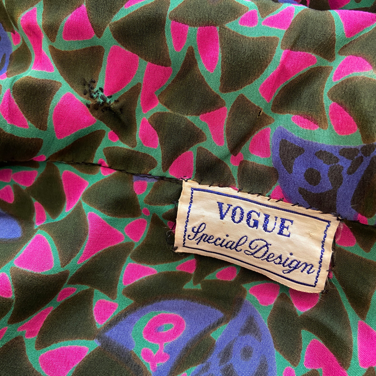 1940s 1950s Day Glo Silk Suit